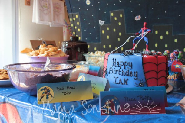 Superhero Birthday Party