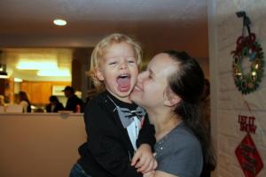 My aunt took this at their Christmas party this past year