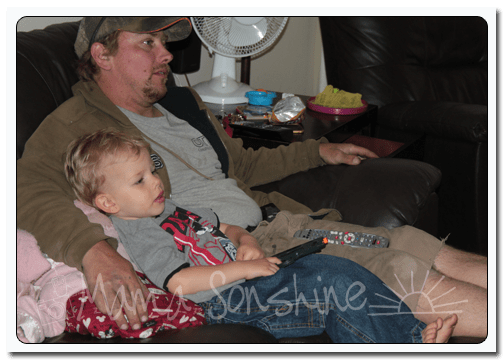 Ian & Dad just chillin'