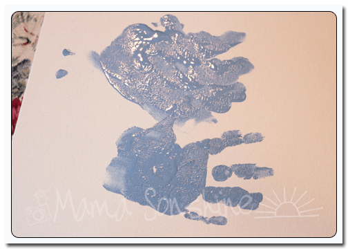 Ian & Baby Sid's hands