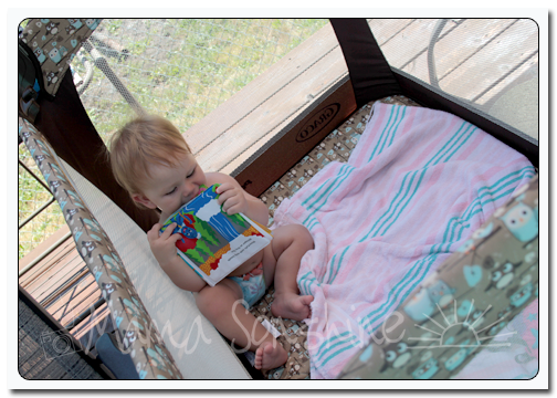 So he had to spend a lot of time in his cage.  But he didn't mind