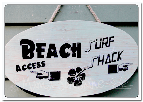 Beach Access Sign