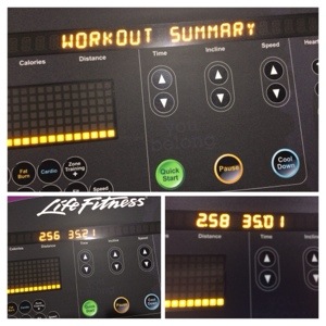 run log from Sun & Monday