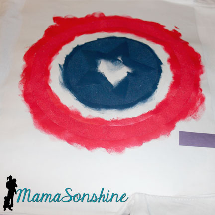 Freezer Paper Capt America