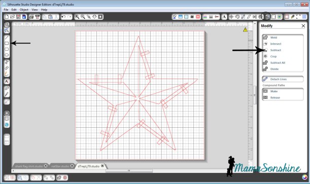 MamaSonshine Shark Flag Shirt