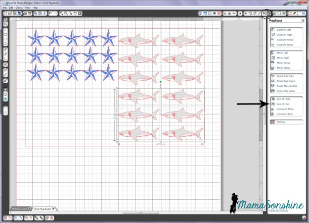 MamaSonshine Shark Flag Shirt