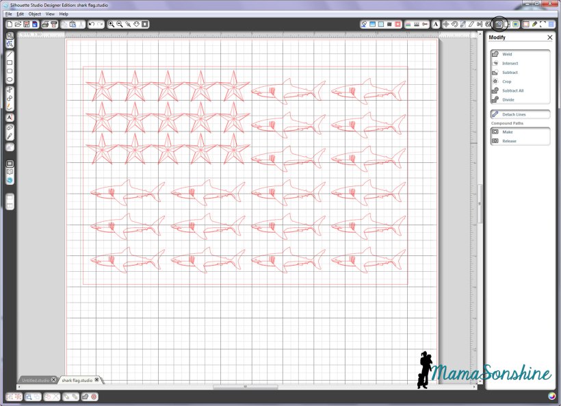 MamaSonshine Shark Flag Shirt