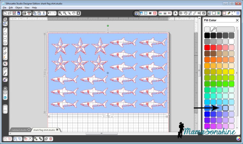 MamaSonshine Shark Flag Shirt