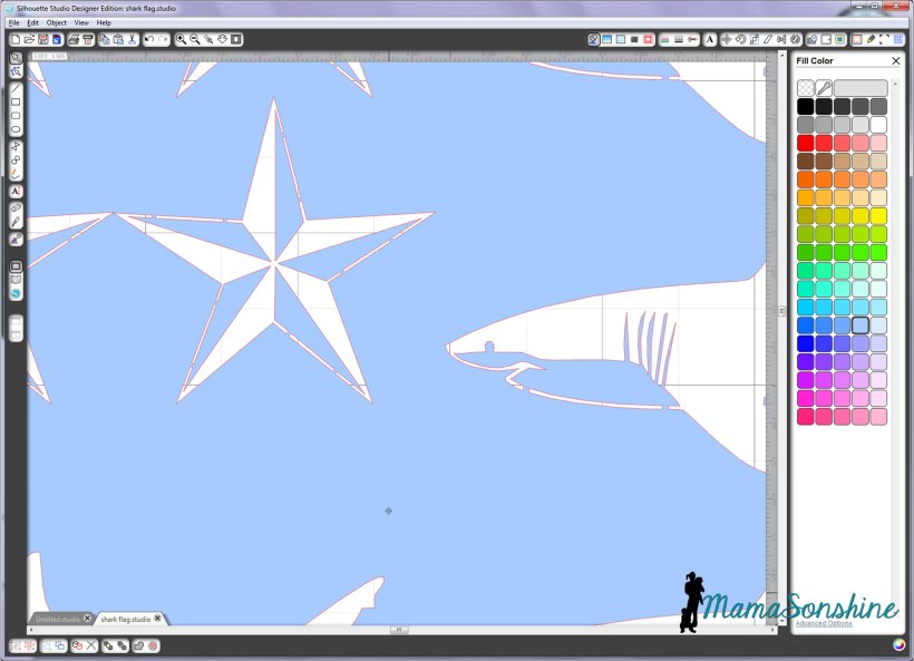 MamaSonshine Shark Flag Shirt