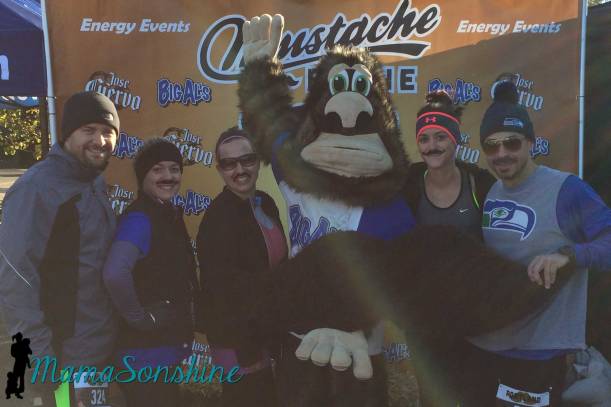 These are the friends who did the race with me