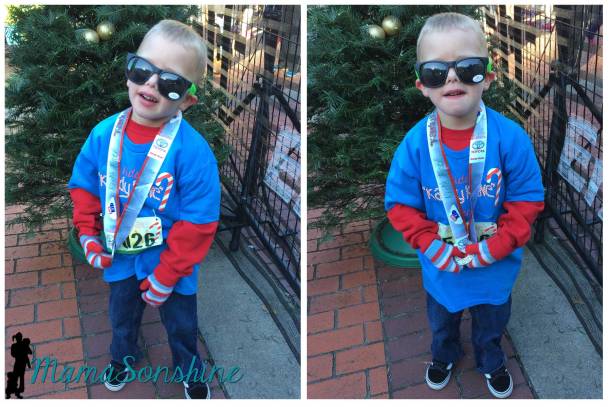 Ian with his new medal